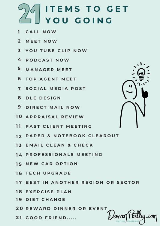 21 ITEMS TO GET YOU MOVING