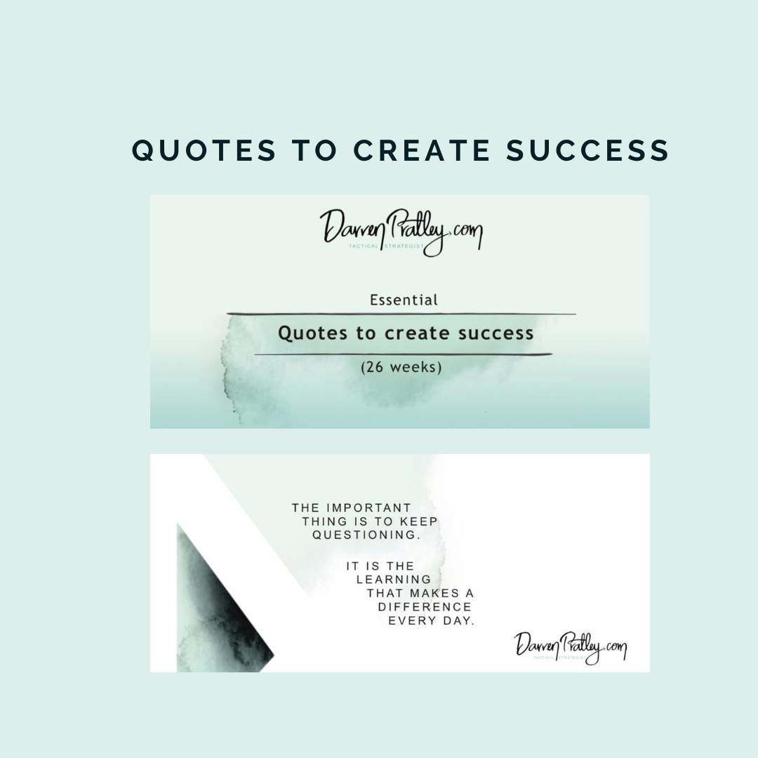 Quotes to Create Success Calendar